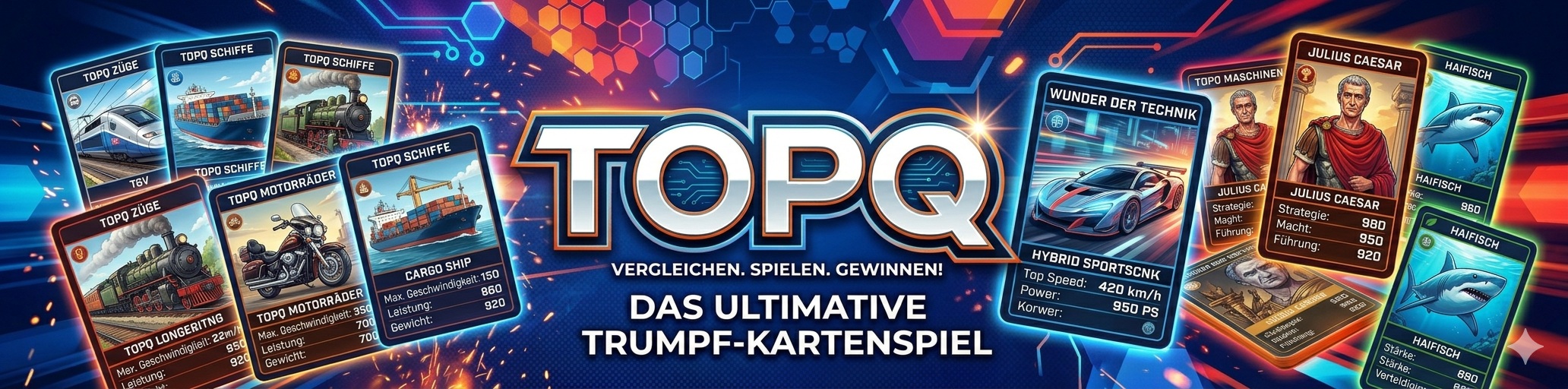TOPQ – Vergleichen. Spielen. Gewinnen.